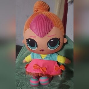 L.O.L. Surprise! Plush Doll with Pink and Orange Outfit